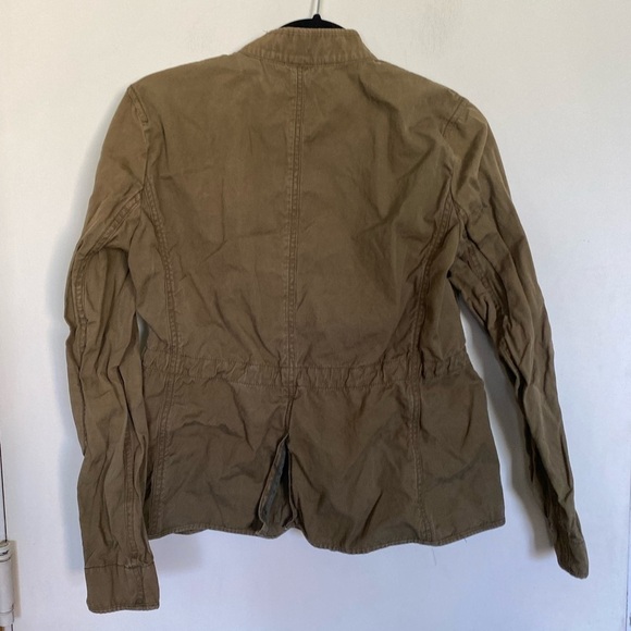 Loft olive cargo/utility jacket medium - Picture 2 of 5